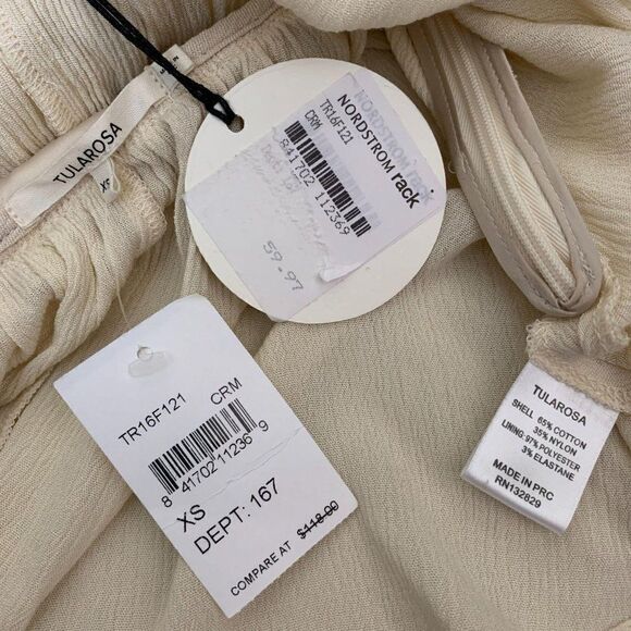 Tularosa Bryce Tank Xtra Small XS in Pale Blush Lace Cut Out $118 - Picture 6 of 8